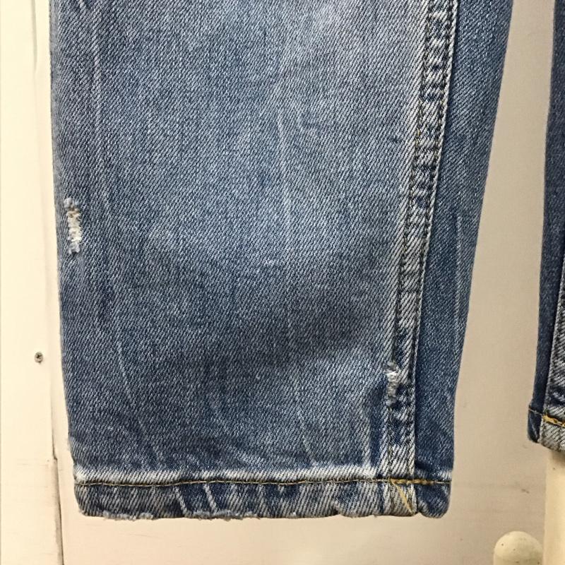 ザラウーマン ZARA WOMAN パンツ デニム、ジーンズ デニムパンツ スリムパンツ ストレッチパンツ ジーンズ 36 無地 インディゴ / インディゴ /  レディース USED 古着 中古 10110458