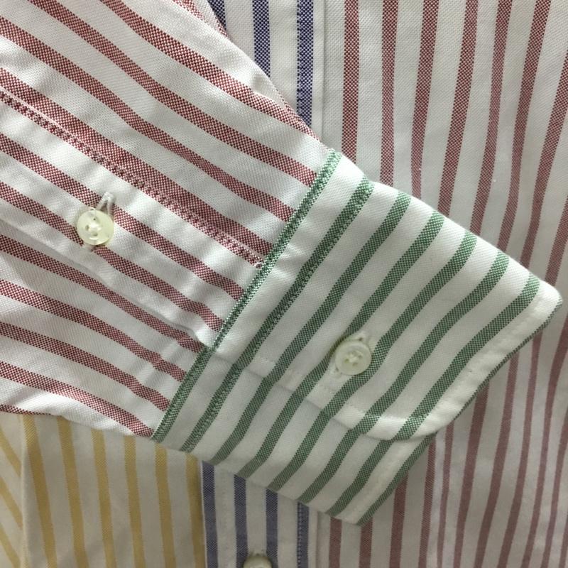 ブルックスブラザーズ BROOKS BROTHERS シャツ、ブラウス 長袖 ボタンダウンシャツ XS ストライプ マルチカラー / マルチカラー /  メンズ USED 古着 中古 10112747