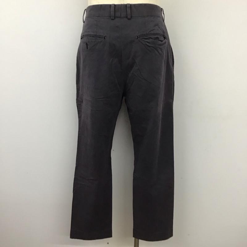 エルメネジルド・ゼニア Ermenegildo Zegna パンツ チノパン チノパン カジュアルパンツ ワイドパンツ ストレートパンツ L 無地 紺 / ネイビー /  メンズ USED 古着 中古 10112741