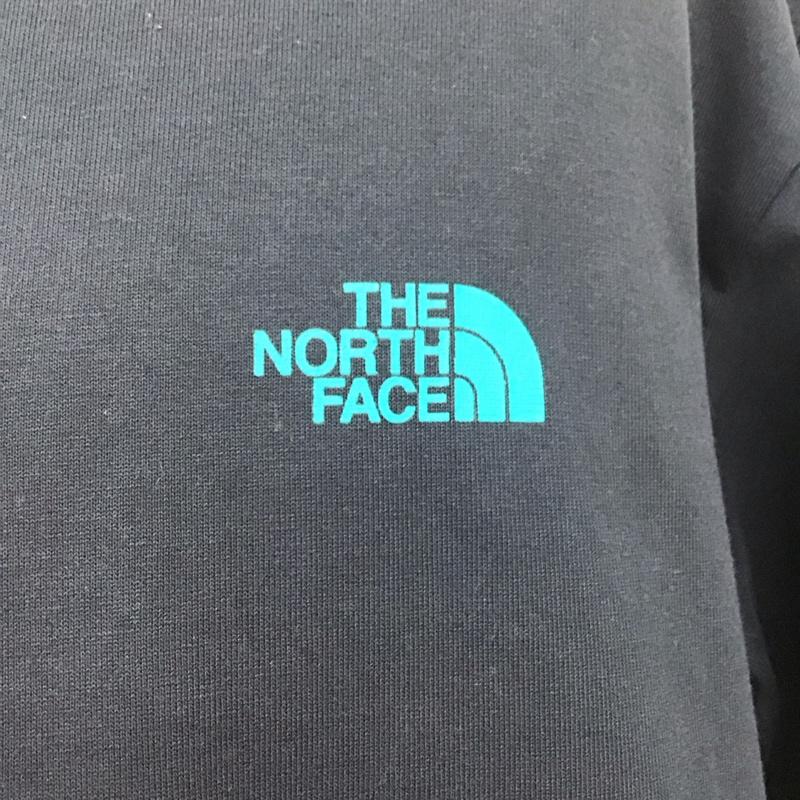 ザノースフェイス THE NORTH FACE Tシャツ 半袖 NT32349 半袖Tシャツ 半袖カットソー プリントTシャツ XL ロゴ、文字 紺 / ネイビー /  メンズ USED 古着 中古 10109771
