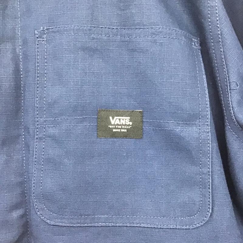 バンズ VANS ジャケット、上着 ジャケット、ブレザー ジップアップジャケット アウター カラージャケット M 無地 紺 / ネイビー /  メンズ USED 古着 中古 10141748