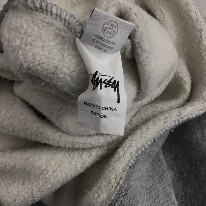ステューシー STUSSY トレーナー 長袖 L 無地 X ロゴ、文字 灰 / グレー /  メンズ USED 古着 中古 10142155