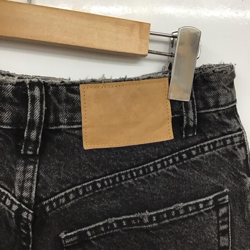 ザラ ZARA パンツ ショートパンツ ショートパンツ ハーフパンツ カジュアルパンツ デニムパンツ 36 無地 ダークグレー / ダークグレー /  レディース USED 古着 中古 10149410