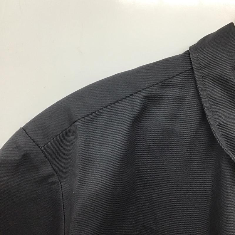 ディッキーズ Dickies シャツ、ブラウス 半袖 半袖シャツ 無地シャツ ポケットシャツ LL 無地 ダークグレー / ダークグレー /  メンズ USED 古着 中古 10146636