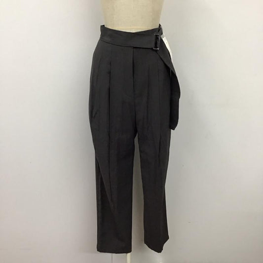 ローリーズファーム LOWRYS FARM パンツ スラックス LF520016 ベルトツキタックパンツ タグ付き M 無地 灰 / グレー /  レディース USED 古着 中古 10118752