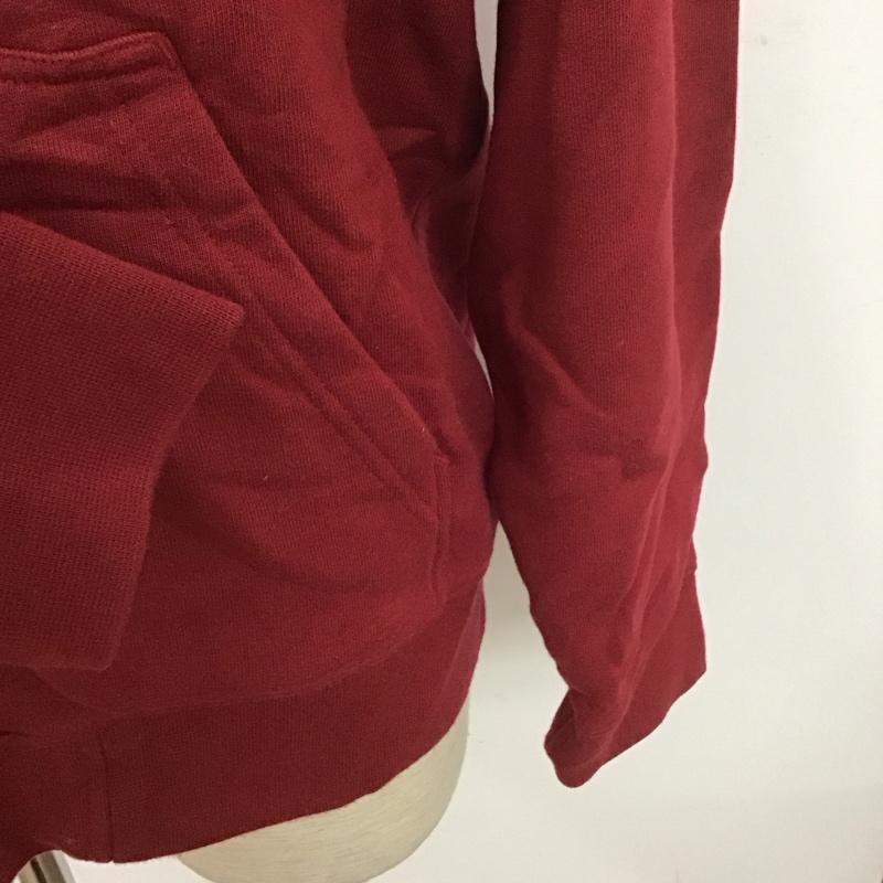 エルエルビーン L.L.Bean パーカー 長袖 276233 ジップアップパーカー 裏起毛 スウェット タグ付き L 無地 えんじ / ワインレッド /  メンズ USED 古着 中古 10111256