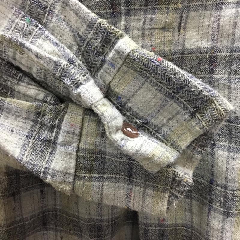 古着 USED シャツ、ブラウス 長袖 長袖シャツ チェックシャツ カジュアルシャツ 古着 ヴィンテージ XXL チェック マルチカラー / マルチカラー /  メンズ USED 古着 中古 10106576