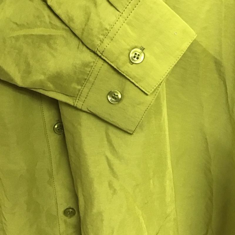 レプシィム LEPSIM シャツ、ブラウス 長袖 FREE 無地 黄緑 / イエローグリーン /  レディース USED 古着 中古 10142251
