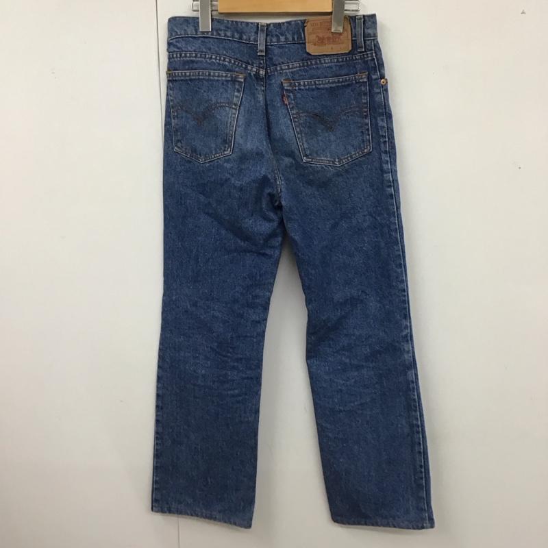 リーバイス Levi s パンツ デニム、ジーンズ PCL-441P 505-0217 ジップフライ W31 L34 31インチ 無地 青 / ブルー /  メンズ USED 古着 中古 10119679