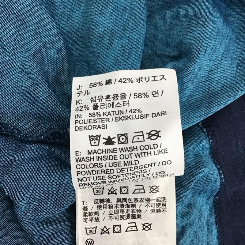 ナイキ NIKE Tシャツ 長袖 DA0650-451 M ロゴ、文字 紺 / ネイビー /  メンズ USED 古着 中古 10128510