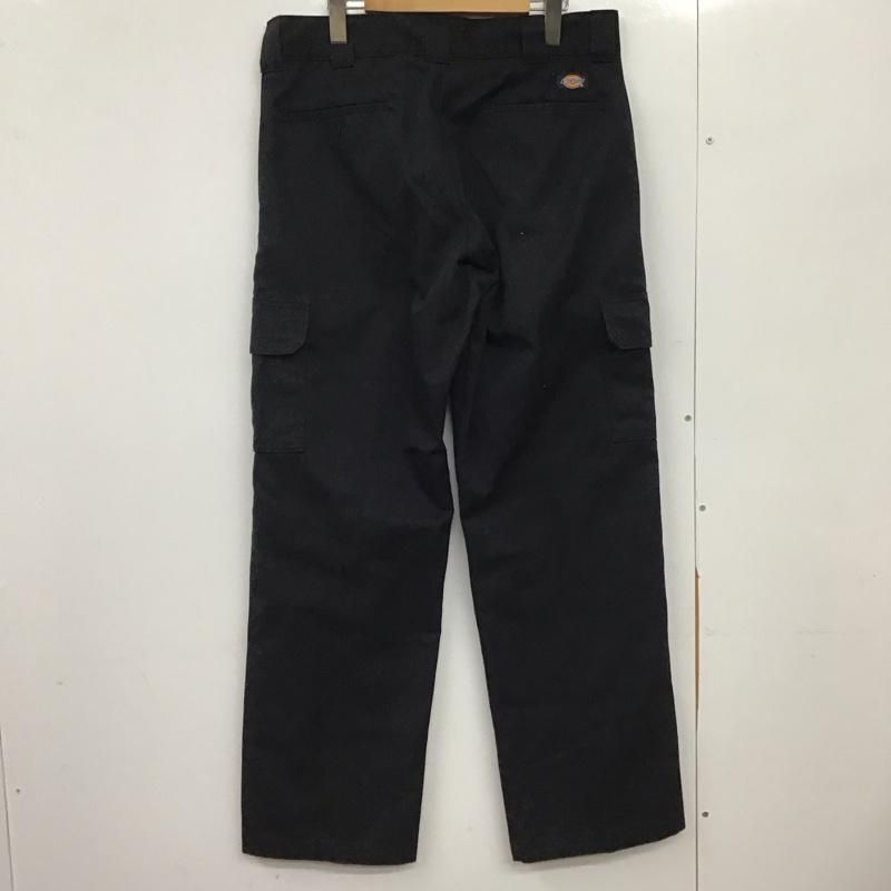 ディッキーズ Dickies パンツ ワークパンツ、ペインターパンツ カーゴパンツ ミリタリーパンツ ワイドパンツ 41インチ 無地 黒 / ブラック /  メンズ USED 古着 中古 10150986