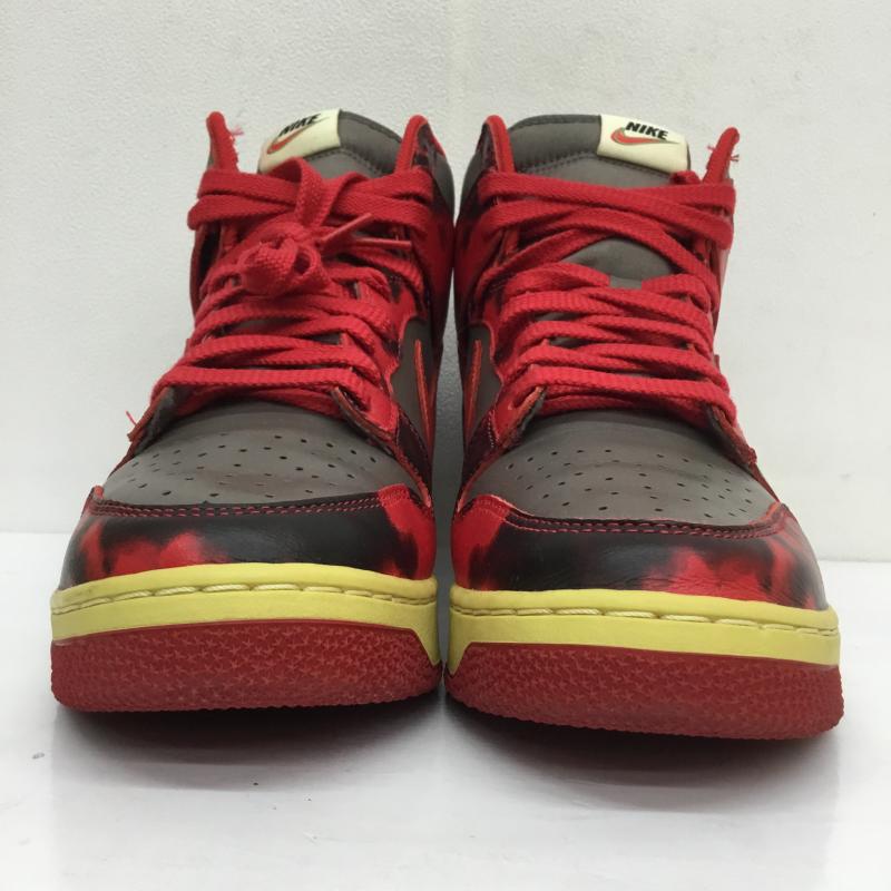 ナイキ NIKE スニーカー スニーカー DUNK HI 1985 SP RED ACID WASH ダンク ハイ レッド アシッド ウォッシュ DD9404-600 28.0cm ロゴ、文字 赤 / レッド /  メンズ USED 古着 中古 10107078