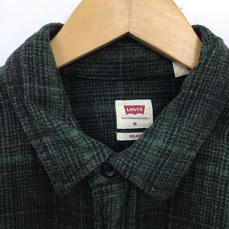 リーバイス Levi s シャツ、ブラウス 長袖 長袖シャツ チェックシャツ カラーシャツ M チェック マルチカラー / マルチカラー /  メンズ USED 古着 中古 10129257