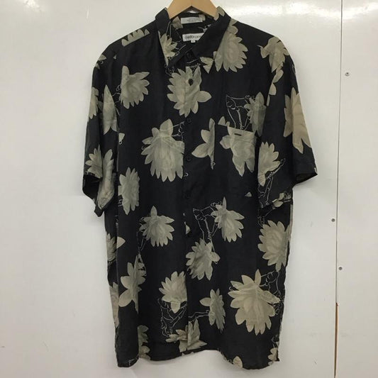 古着 USED シャツ、ブラウス 半袖 半袖シャツ プリントシャツ ポケットシャツ L プリント 黒 / ブラック /  メンズ USED 古着 中古 10137277