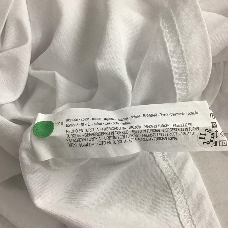 ザラ ZARA カットソー 半袖 S 無地 白 / ホワイト /  レディース USED 古着 中古 10141243