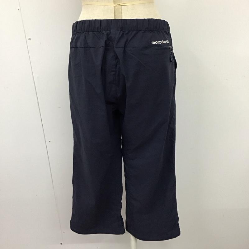 モンベル mont-bell ボトムス ボトムス 1105476 ストレッチO.D.ニッカ トレッキング用パンツ L ロゴ、文字 紺 / ネイビー /  レディース USED 古着 中古 10120412