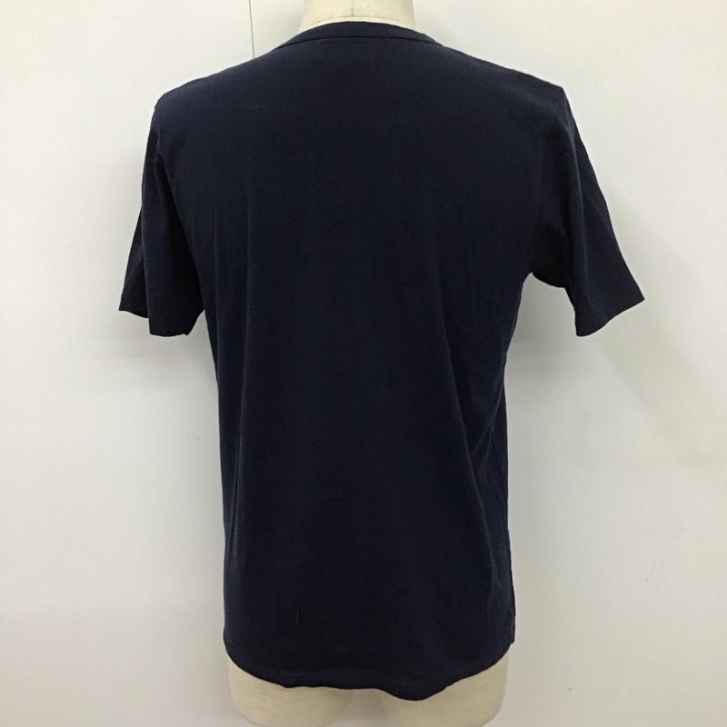 アニエスベーオム AGNESB.HOMME Tシャツ 半袖 8807S137 クルーネック 1 ロゴ、文字 紺 / ネイビー /  メンズ USED 古着 中古 10111565