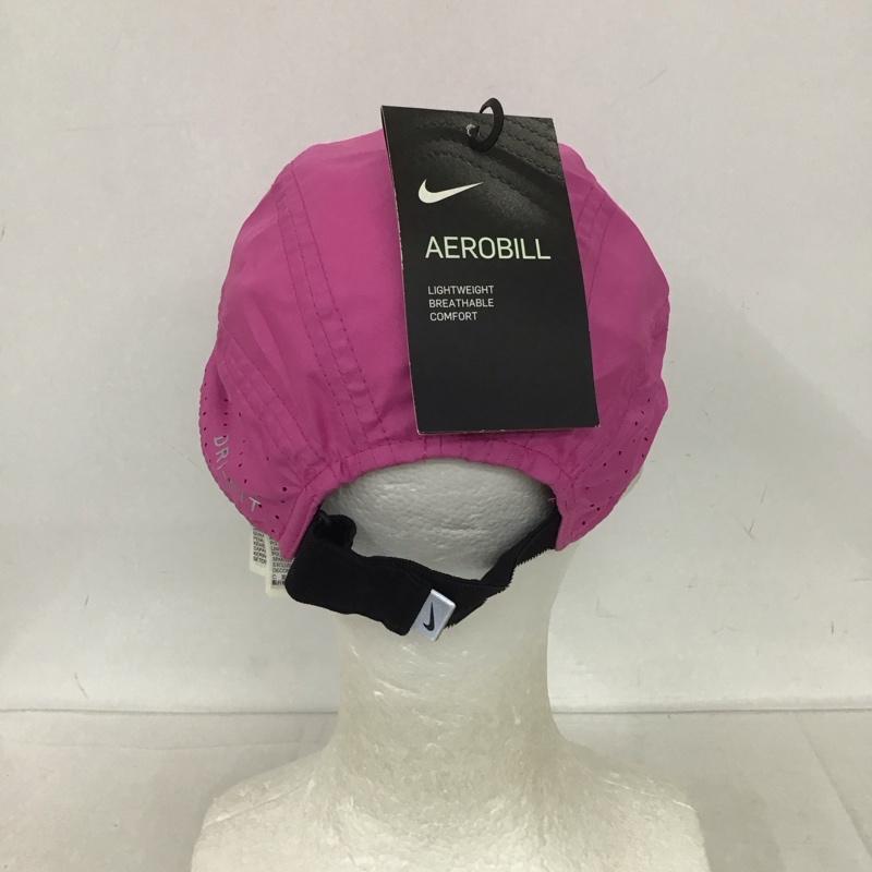 ナイキ NIKE 帽子 キャップ CI1695-623 エアロビル テイルウィンド エリート ランニングキャップ タグ付き ロゴ、文字 桃 / ピンク /  レディース USED 古着 中古 10135593