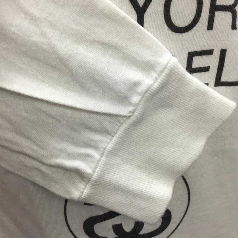ステューシー STUSSY Tシャツ 長袖 ロンT S ロゴ、文字 白 / ホワイト /  メンズ USED 古着 中古 10117082