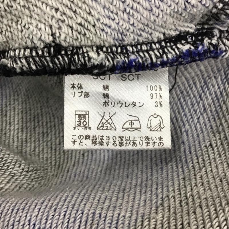 古着 USED ワンピース ひざ丈スカート TOMMY パーカーワンピース スウェット 長袖 M ボーダー柄 黒 / ブラック / X 青 / ブルー /  レディース USED 古着 中古 10114857