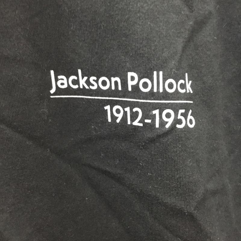 ローリーズファーム LOWRYS FARM Tシャツ 半袖 LF800088TS クルーネック バックプリント jackson pollock M プリント 黒 / ブラック /  メンズ USED 古着 中古 10117780