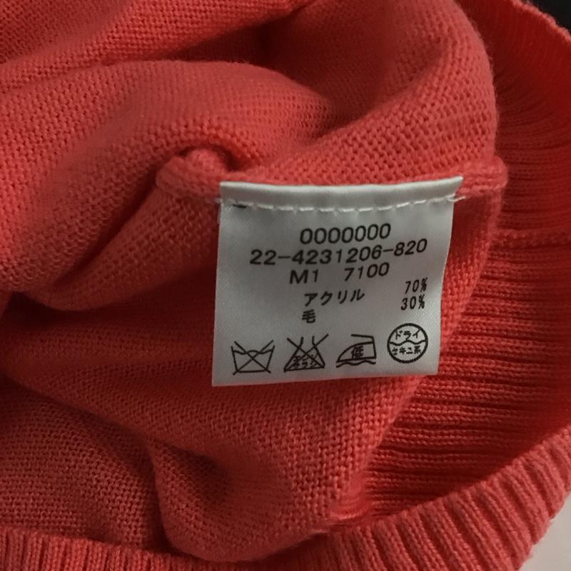 トミーガール tommy girl ニット、セーター 長袖 22-4231206-820 バック刺繍 クルーネック M ロゴ、文字 桃 / ピンク /  レディース USED 古着 中古 10107554