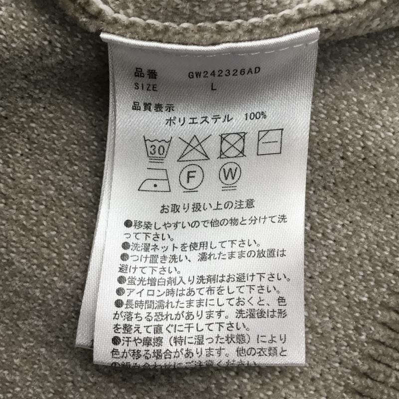 グローバルワーク GLOBAL WORK ニット、セーター 長袖 L ロゴ、文字 茶 / ブラウン /  レディース USED 古着 中古 10138248