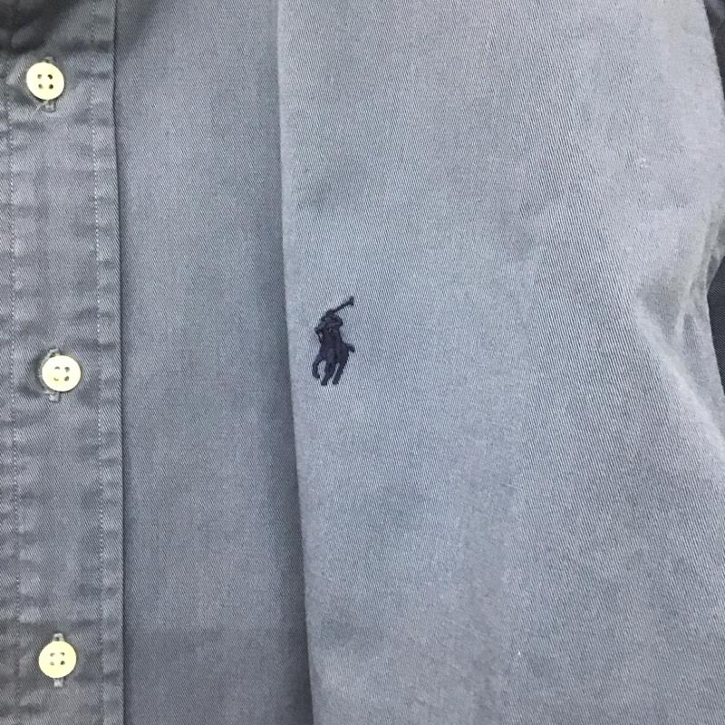 ラルフローレン RALPHLAUREN シャツ、ブラウス 長袖 長袖シャツ 無地シャツ カラーシャツ ボタンダウンシャツ L ロゴ、文字 マルチカラー / マルチカラー /  メンズ USED 古着 中古 10146653