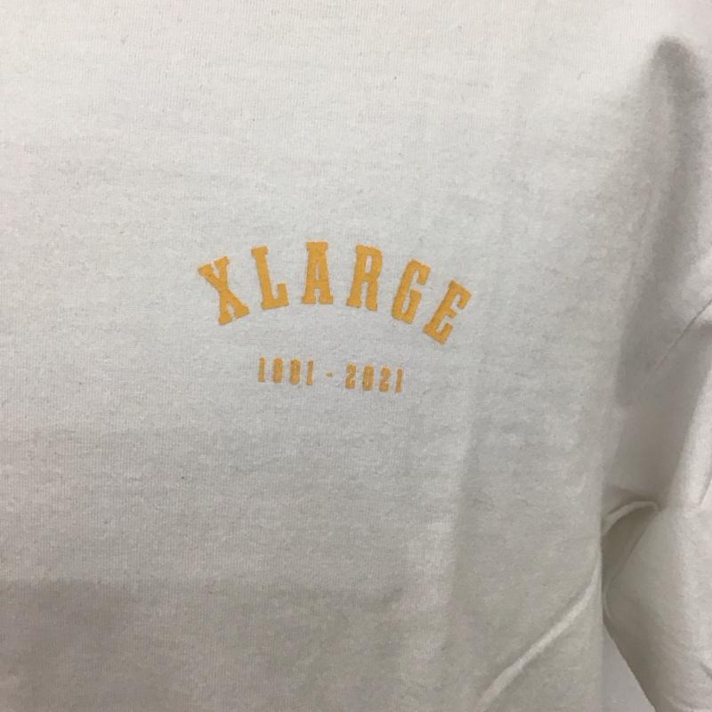 エクストララージ XLARGE Tシャツ 半袖 101222011049 EAGLE LOGO バックプリント クルーネック M ロゴ、文字 白 / ホワイト /  メンズ USED 古着 中古 10124967