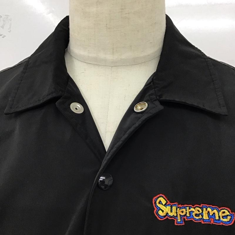 シュプリーム Supreme ジャケット、上着 ジャケット、ブレザー ナイロンジャケット カラージャケット アウター L ロゴ、文字 黒 / ブラック /  メンズ USED 古着 中古 10123143