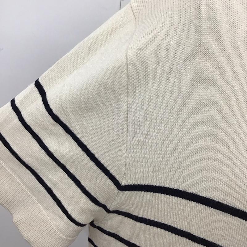 ザラ ZARA ワンピース ロングスカート 半袖ロングワンピース ボーダーワンピース M ボーダー柄 ベージュ / ベージュ /  レディース USED 古着 中古 10117939