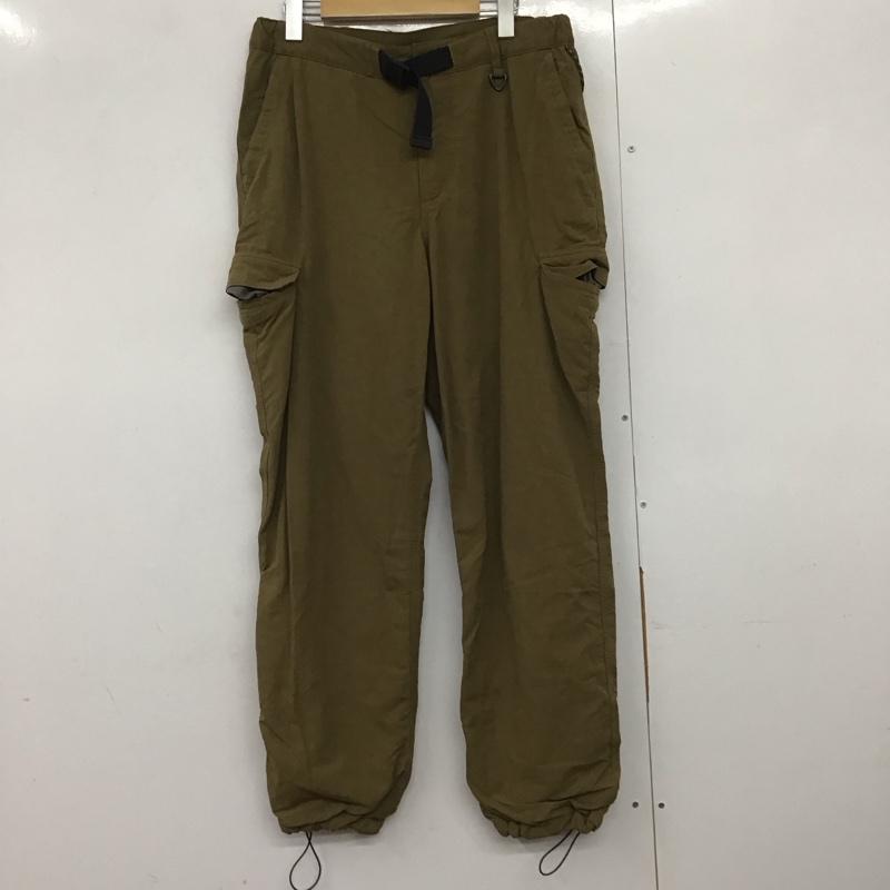 コロンビア Columbia パンツ ワークパンツ、ペインターパンツ ワークパンツ ワイドパンツ カジュアルパンツ L 無地 カーキ / カーキ /  メンズ USED 古着 中古 10140722