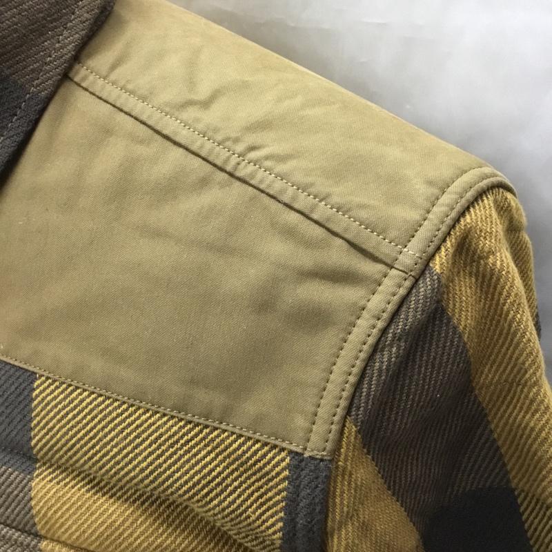 エディーバウアー Eddie Bauer ジャケット、上着 ジャンパー、ブルゾン M 無地 X チェック 茶 / ブラウン /  メンズ USED 古着 中古 10111848