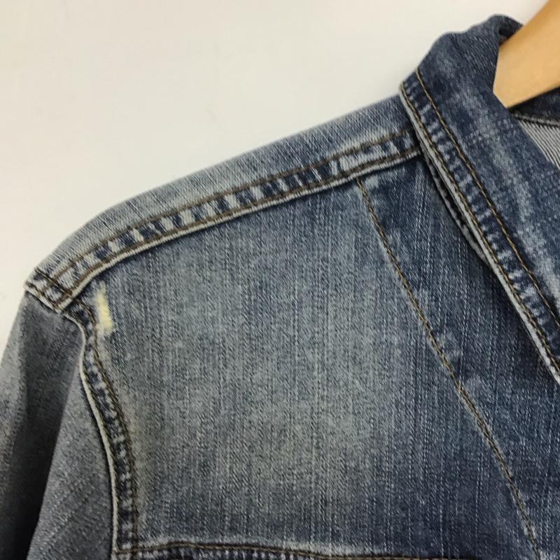 ザラ ZARA ジャケット、上着 ジャケット、ブレザー Gジャン 無地 水色 / ライトブルー /  レディース USED 古着 中古 10140383