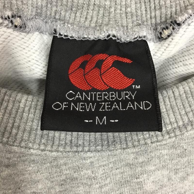 カンタベリーオブニュージーランド CANTERBURY OF NEW ZEALAND トレーナー 長袖 スウェット M ロゴ、文字 灰 / グレー /  メンズ USED 古着 中古 10118974