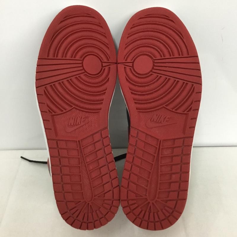 ナイキ NIKE スニーカー スニーカー 555088-023 AIR JORDAN 1 RETRO HIGH OG 28.5cm 箱有 28.5cm ロゴ、文字 黒 / ブラック / X 赤 / レッド /  メンズ USED 古着 中古 10140398