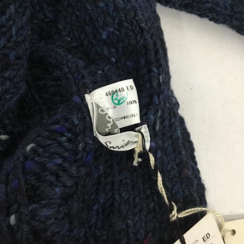 ポールスミス Paul Smith マフラー マフラー 460-440 ウール ケーブル編み 無地 紺 / ネイビー /  メンズ USED 古着 中古 10130779