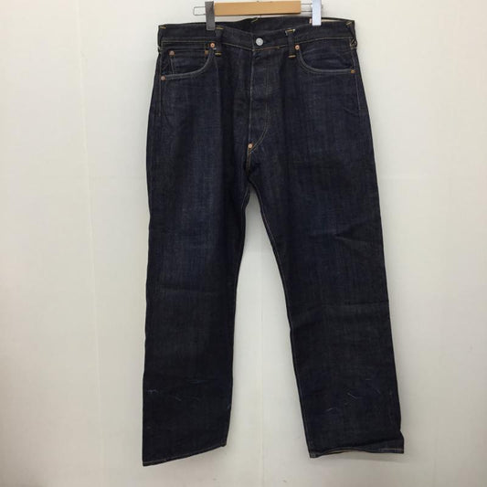 エヴィス EVISU パンツ デニム、ジーンズ 36 ロゴ、文字 インディゴ / インディゴ /  メンズ USED 古着 中古 10144216