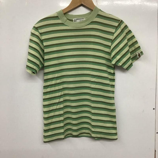 アベイシングエイプ A BATHING APE Tシャツ 半袖 XS ボーダー柄 マルチカラー / マルチカラー /  レディース USED 古着 中古 10139924