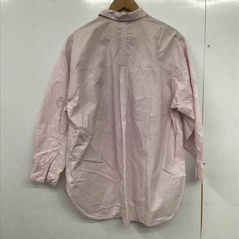 スタディオクリップ studio CLIP シャツ、ブラウス 長袖 FREE 無地 桃 / ピンク /  レディース USED 古着 中古 10146309