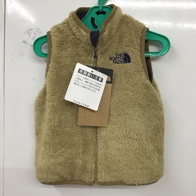ザノースフェイス THE NORTH FACE ベスト ベスト nyb82445 リバーシブルコージーベスト ジップアップベスト 80cm ロゴ、文字 紺 / ネイビー /  ボーイズ USED 古着 中古 10123754