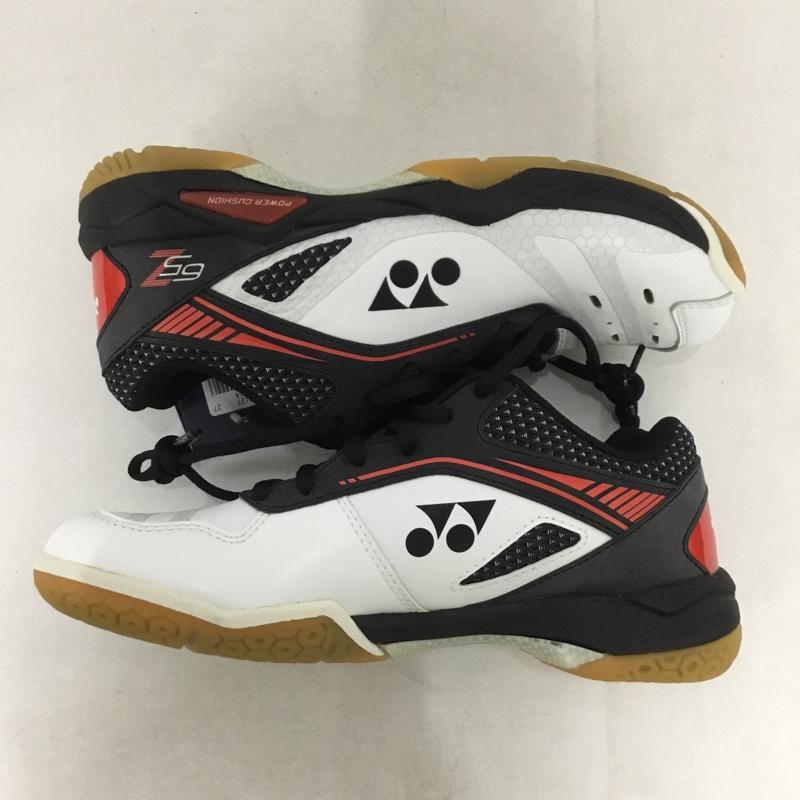 ヨネックス YONEX スニーカー スニーカー SHB65Z パワークッション65Zワイド 23cm バドミントンシューズ 23.0cm ロゴ、文字 白 / ホワイト / X 黒 / ブラック / X 赤 / レッド /  レディース USED 古着 中古 10142477