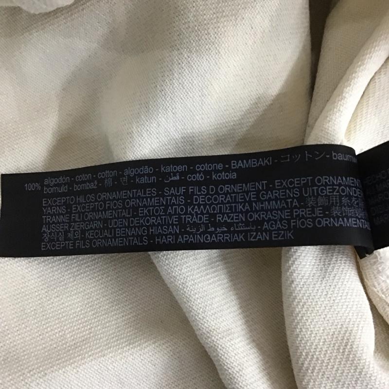 ザラ ZARA シャツ、ブラウス 長袖 長袖シャツ カラーシャツ プリントシャツカットソー アウター S プリント オフホワイト / オフホワイト /  メンズ USED 古着 中古 10107232