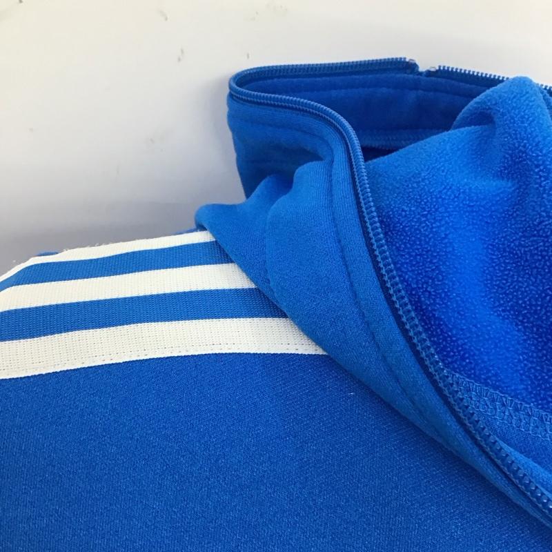 アディダスオリジナルス adidas originals パーカー 長袖 m69160b NIGOadidasOriginalsbyNIGO ジャージジップスルーフーディージャージージャケット XS ロゴ、文字 青 / ブルー /  メンズ USED 古着 中古 10123617