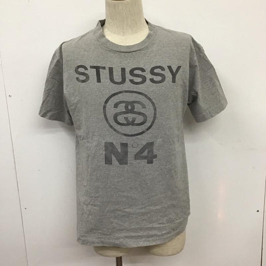 ステューシー STUSSY Tシャツ 半袖 90年代 クルーネック M ロゴ、文字 灰 / グレー /  メンズ USED 古着 中古 10107640