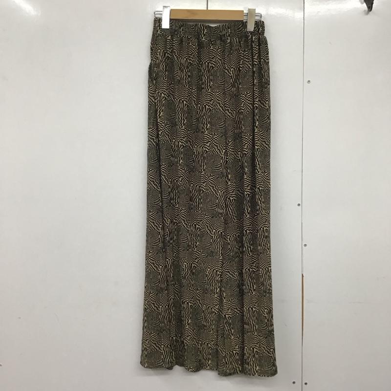 ジーナシス JEANASIS ボトムス ボトムス JS050734MW ワイドパンツ S 総柄 マルチカラー / マルチカラー /  レディース USED 古着 中古 10144525
