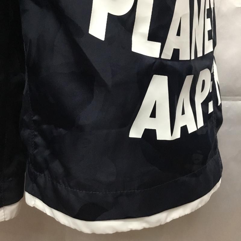 エーエイプバイアベイシングエイプ AAPE BY A BATHING APE パンツ ショートパンツ ショートパンツ ハーフパンツ ナイロンパンツ M 総柄 紺 / ネイビー /  メンズ USED 古着 中古 10111297