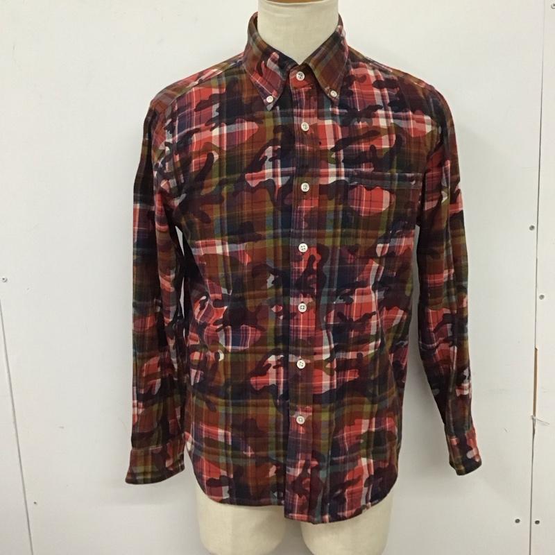 ソフネット SOPHNET. シャツ、ブラウス 長袖 長袖シャツ チェックシャツ カラーシャツ ボタンダウンシャツ L チェック マルチカラー / マルチカラー /  メンズ USED 古着 中古 10124918