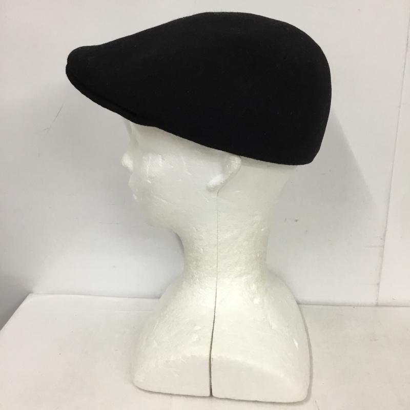 カンゴール KANGOL 帽子 ハンチング K0875FA SEAMLESS WOOL 507 タグ付き ロゴ、文字 黒 / ブラック /  メンズ USED 古着 中古 10125222