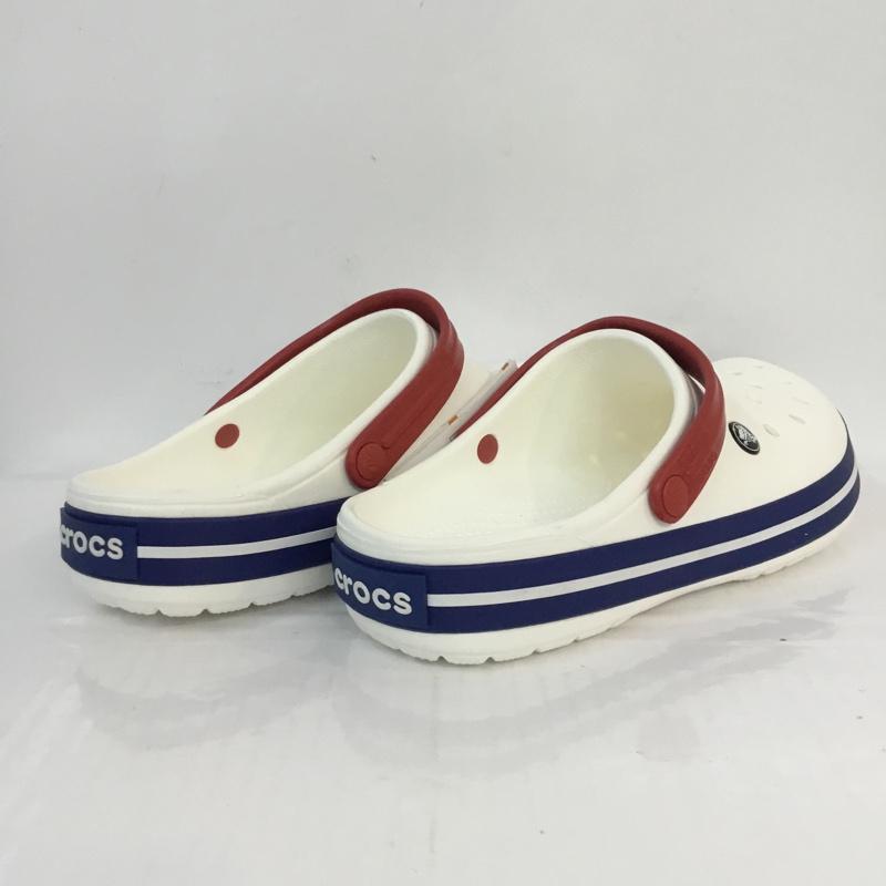 クロックス crocs サンダル サンダル CROCBAND 11016-11I 25cm 25.0cm 無地 白 / ホワイト /  メンズ USED 古着 中古 10125451
